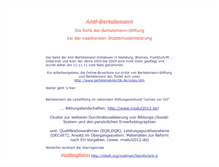 Tablet Screenshot of anti-bertelsmann.de